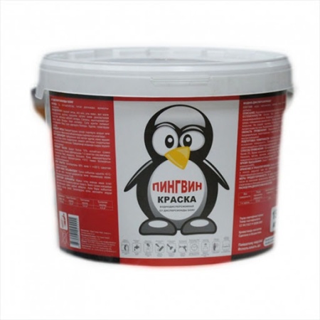 Пингвин краска водоэмульс. для стен и потолков 24 кг